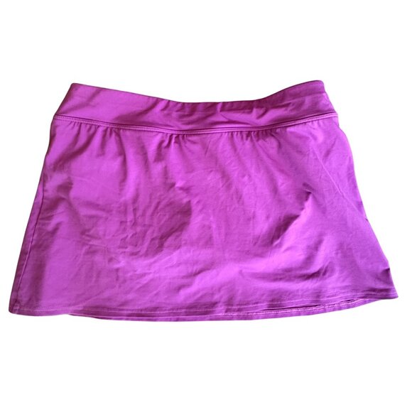 Lands End Tankini Skort Bathing Suit Womens size 8 Purple - Picture 4 of 9